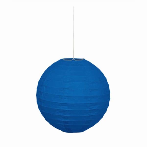 Lampion Blau 25 cm-0