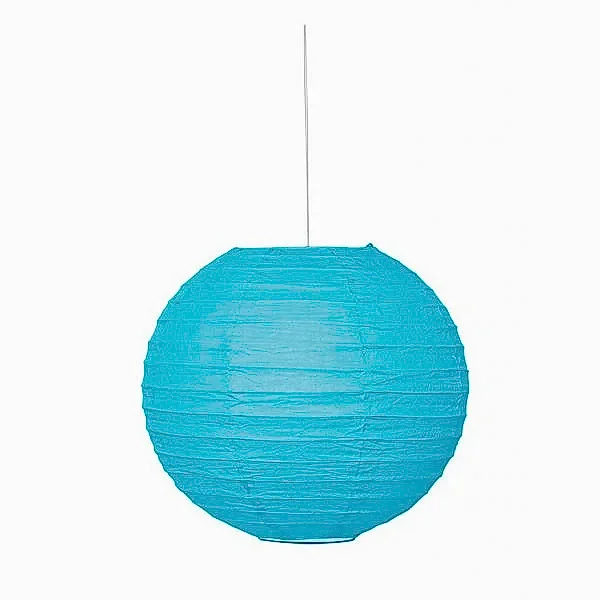 Lampion Hellblau 25 cm-0