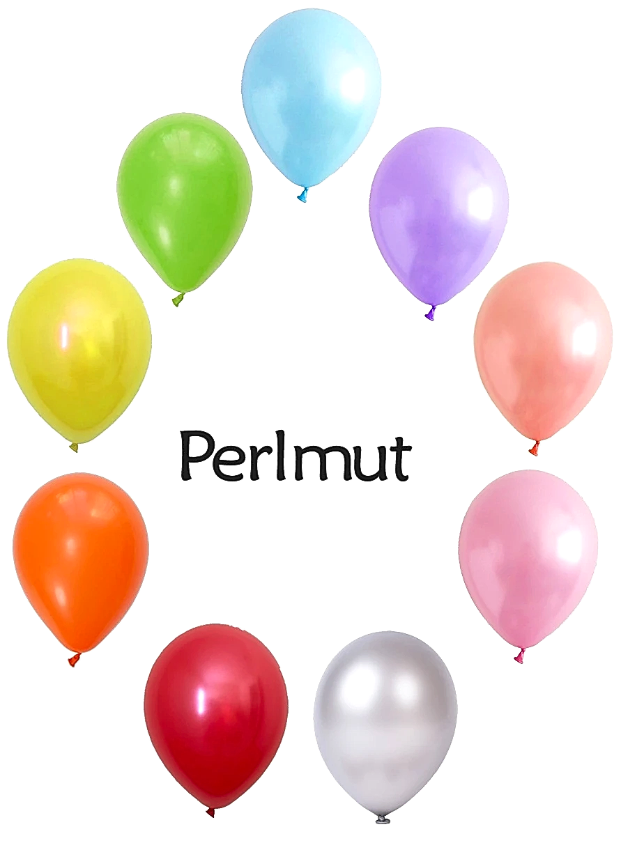 Perlmut Helium-Ballonstrauß Bestellen Nur Abholung -0