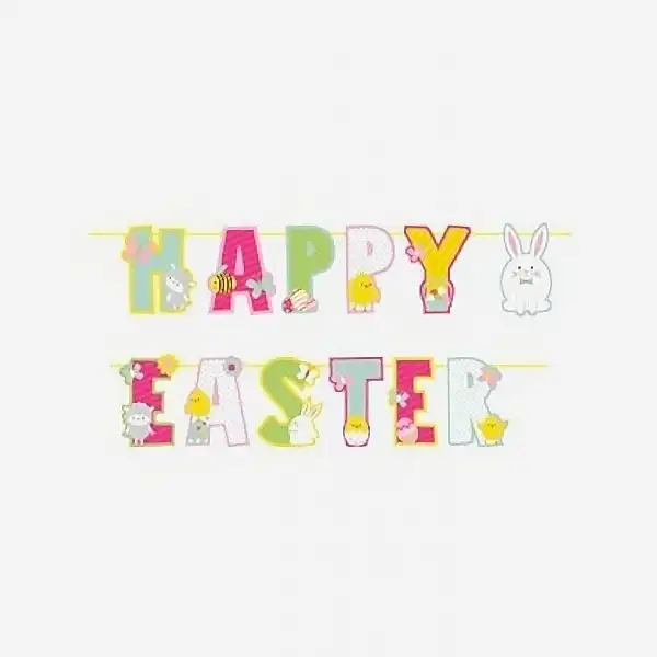 Happy Easter Buchstaben Girlande-0