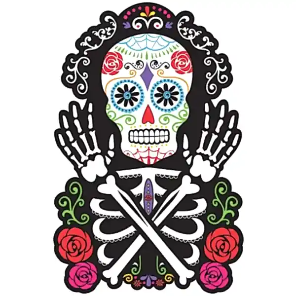 Day of the Dead Deko Ausschnitt