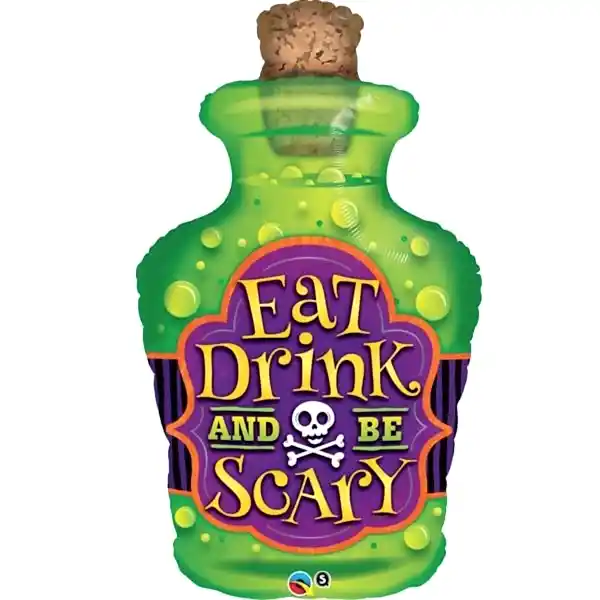 Eat Drink & Be Scary Halloween XL Folienballon 102 cm