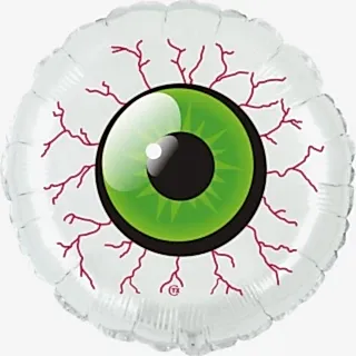 Eyeball Auge Halloween Folienballon 45 cm Cattex