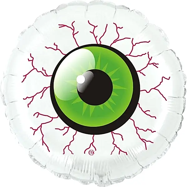 Eyeball Auge Halloween Folienballon 45 cm Cattex