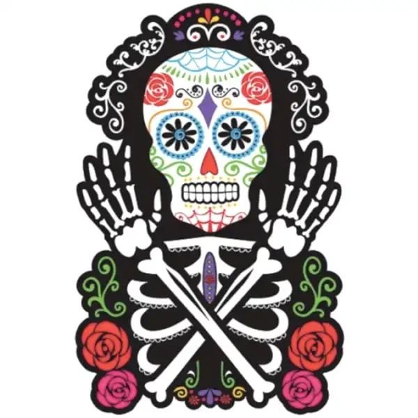 Day of the Dead Deko Ausschnitt